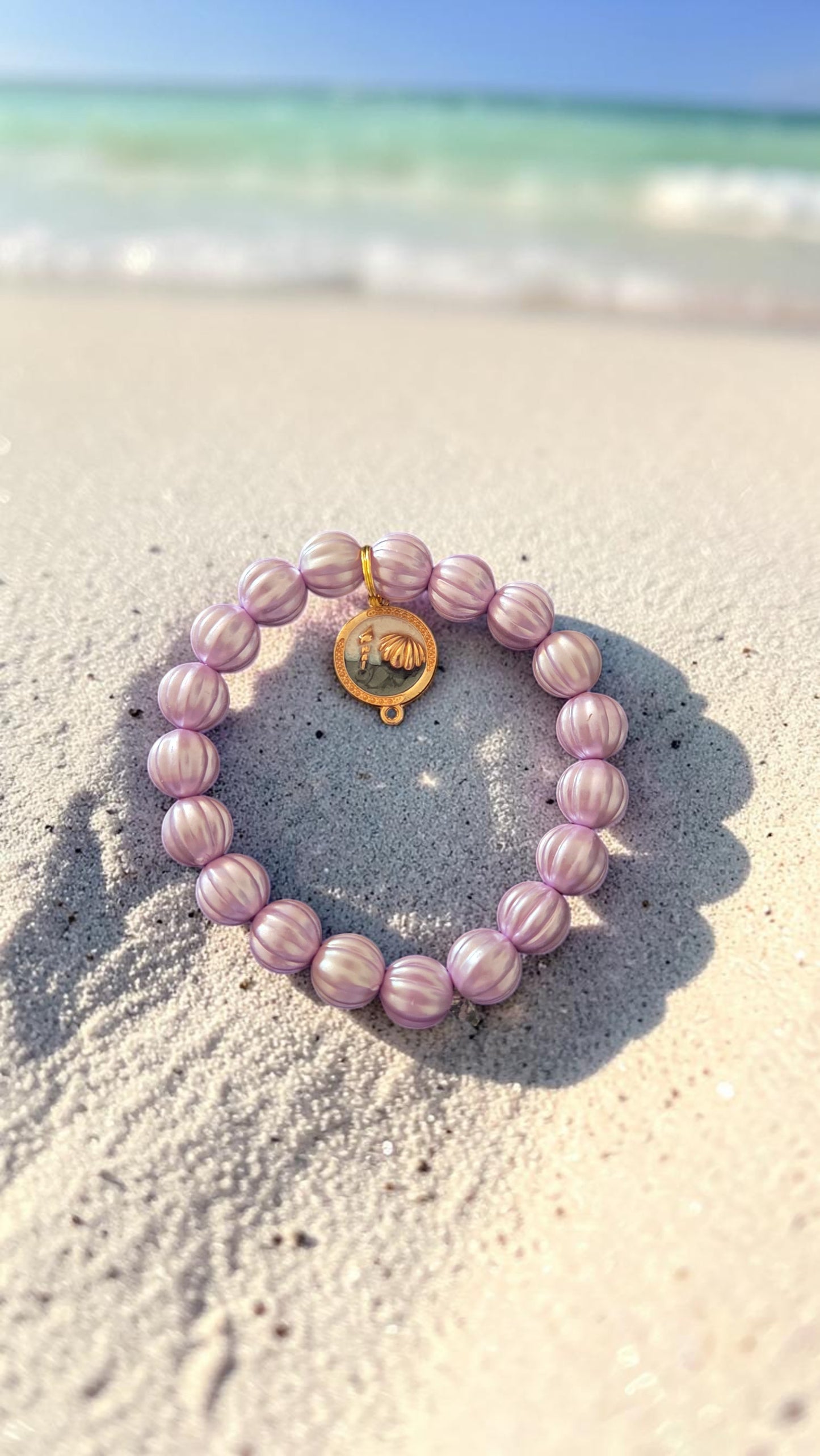 Beachy Theme Charm Bracelet #5054