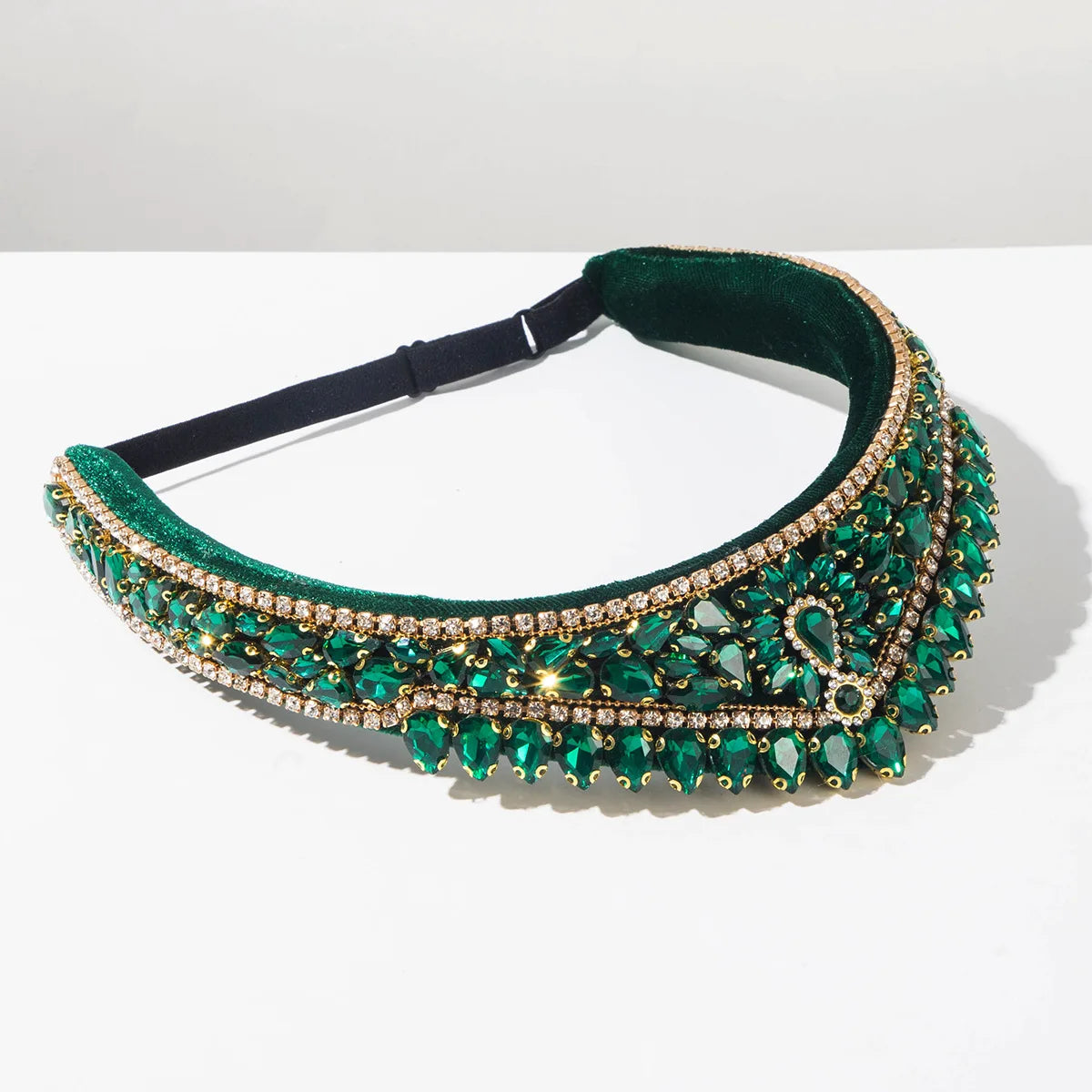 Baroque Rhinestones Hair Accessories Dinner Party Light Luxury Fashion Jewelry Elegant Shiny Exquisite Versatile Hairband
