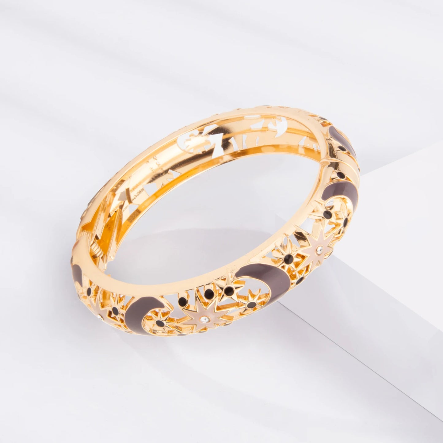 1/2PC Bangle For Women Cloisonne Bracelet On Hand Double Enamel Bangle Set Indian Style Arab Women's Jewelry Accessories Trendy