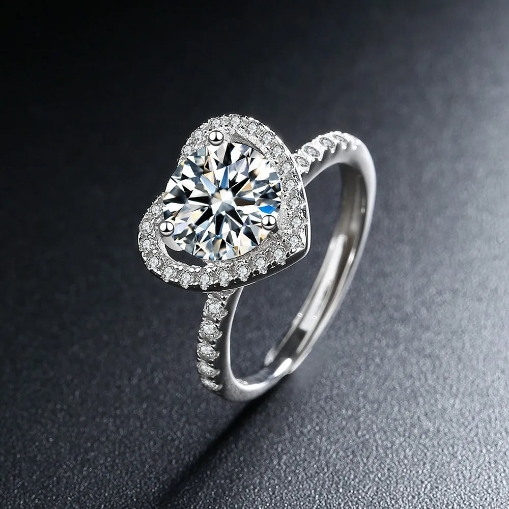 New 925 Sterling Silver 6A Zircon Ring Luxury Shines Simplicity Fashion Exquisite For women Wedding Engagement Jewelry