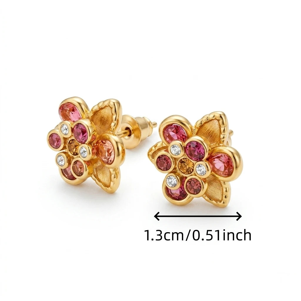Elegant Flower Ladies Earrings Versatile for Daily Commute And Dates Perfect Thoughtful Gift for Female Friends