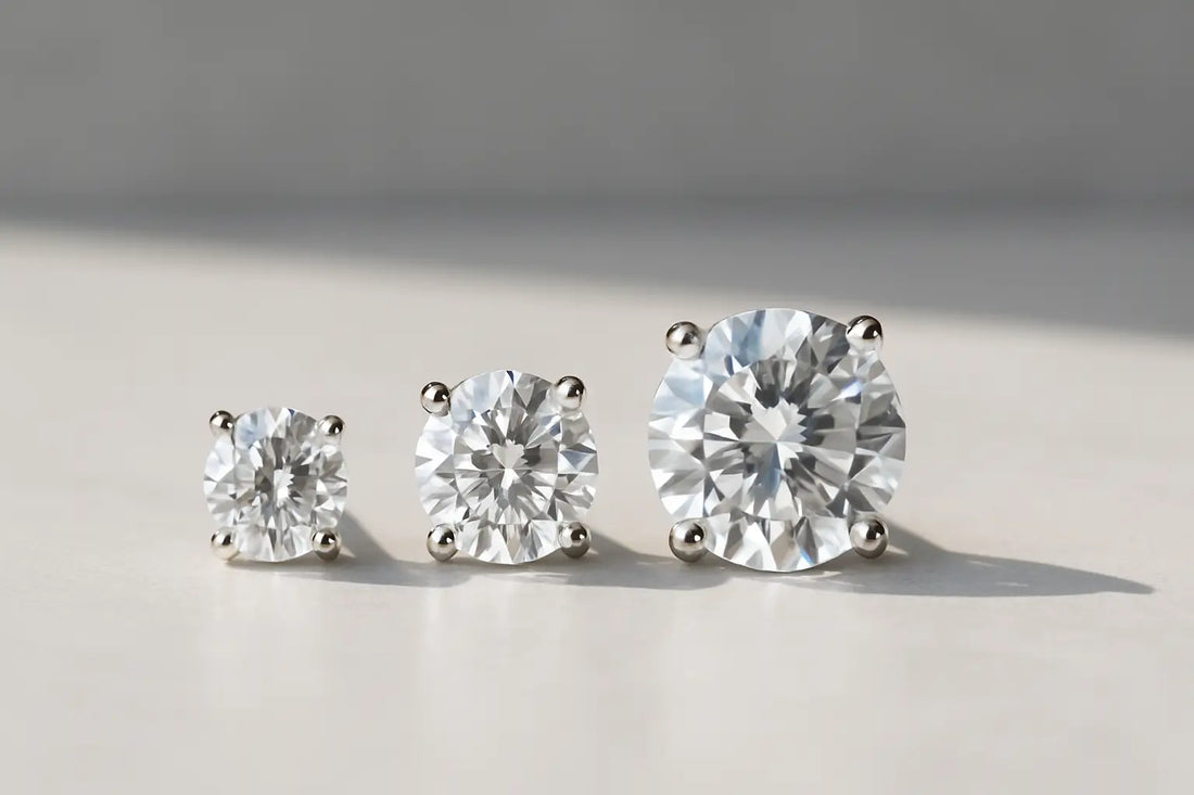Diamond Stud Sizes: What’s Right for You?