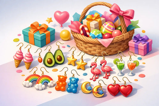 Novelty Earrings for Gift Baskets That Pop