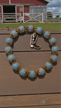 Boot Charm Bracelet   #3645