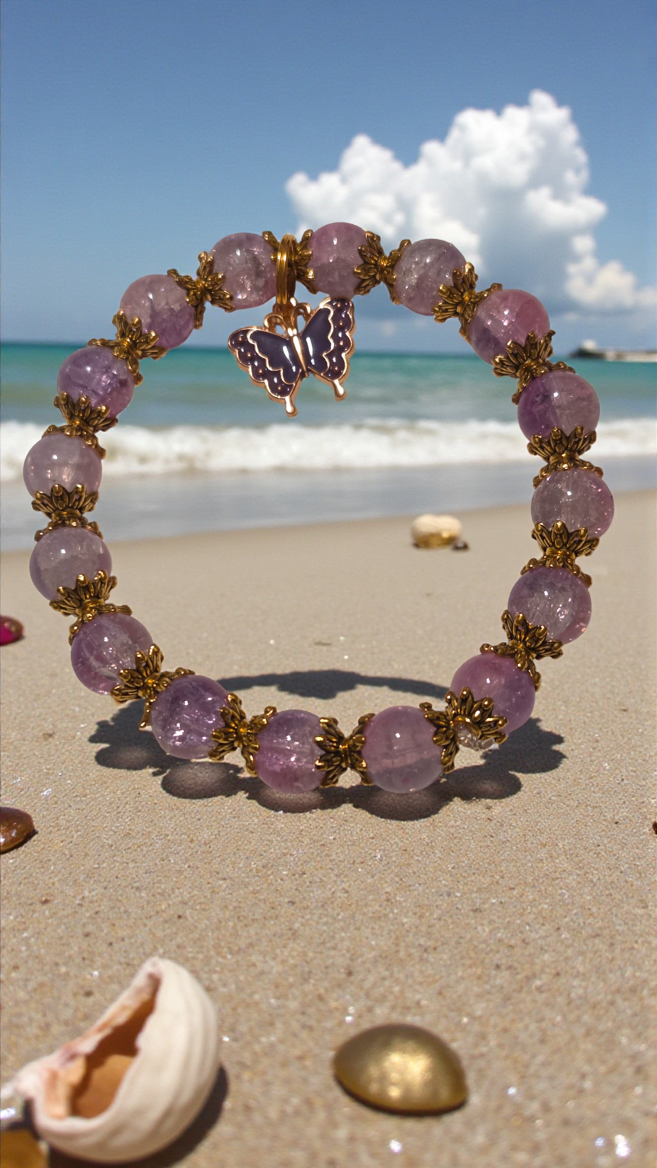 Butterfly Charm Bracelet   #4681