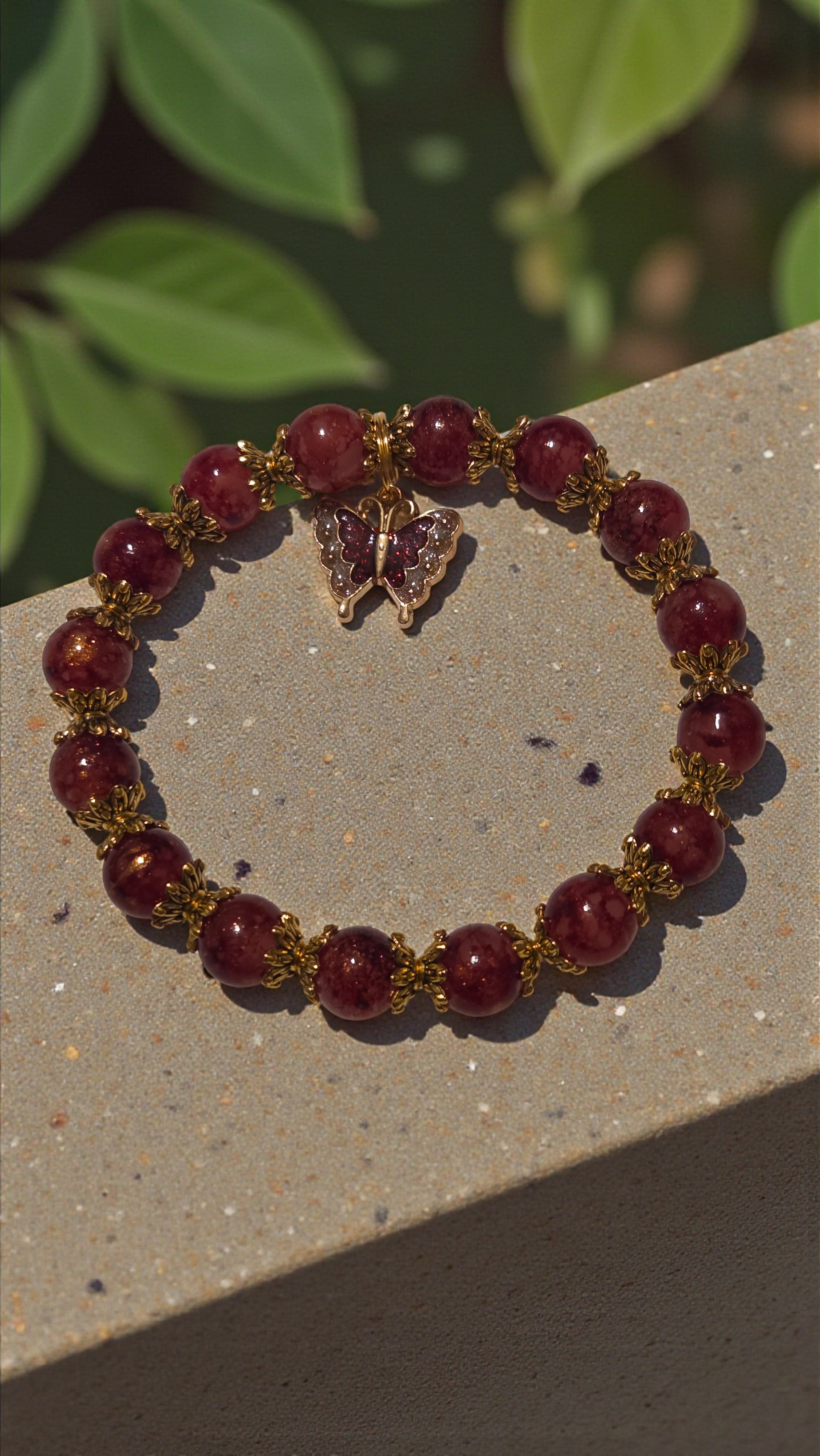 Butterfly Charm Bracelet   #3642