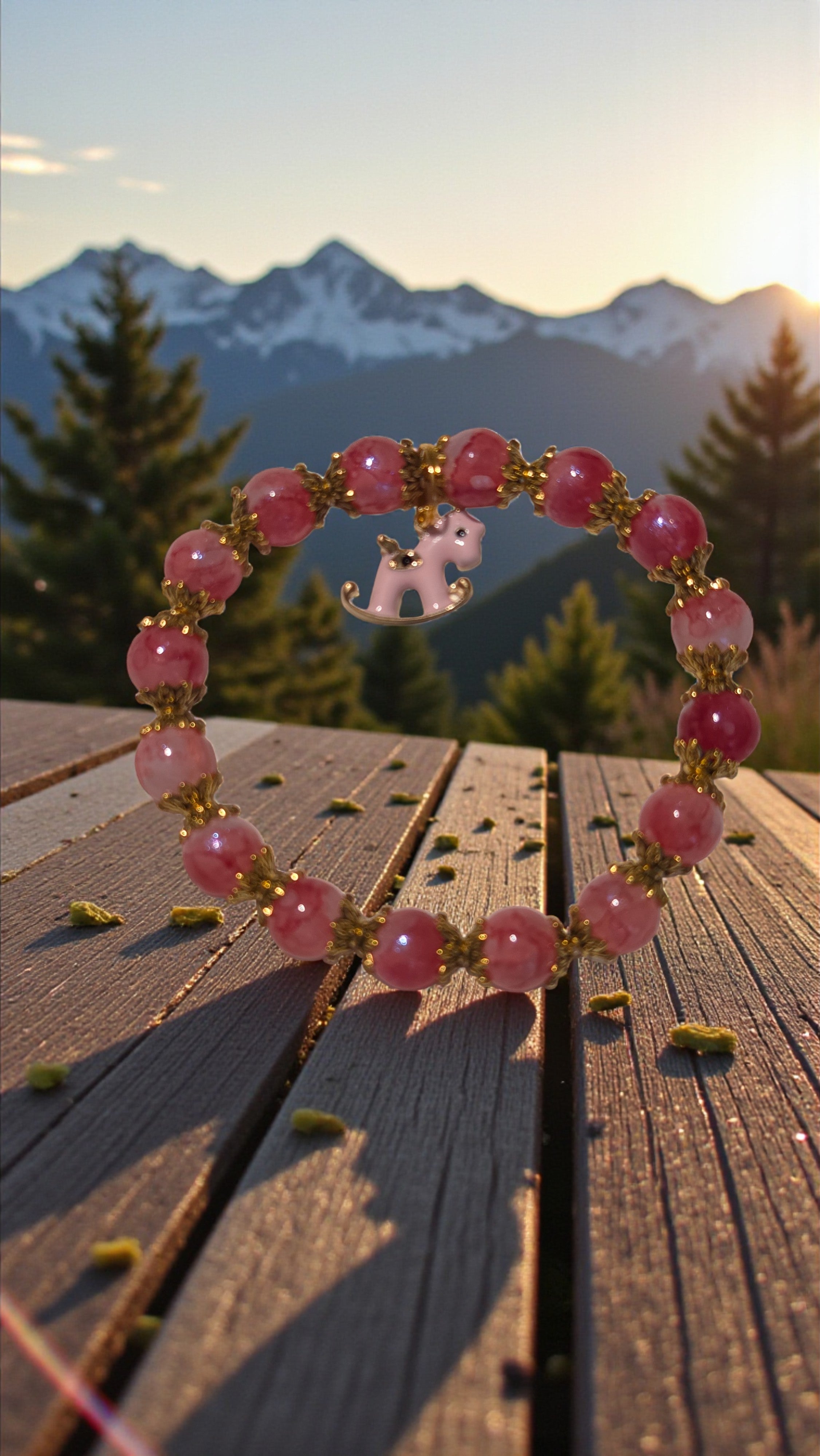 Rocking Horse Charm Bracelet   #4686