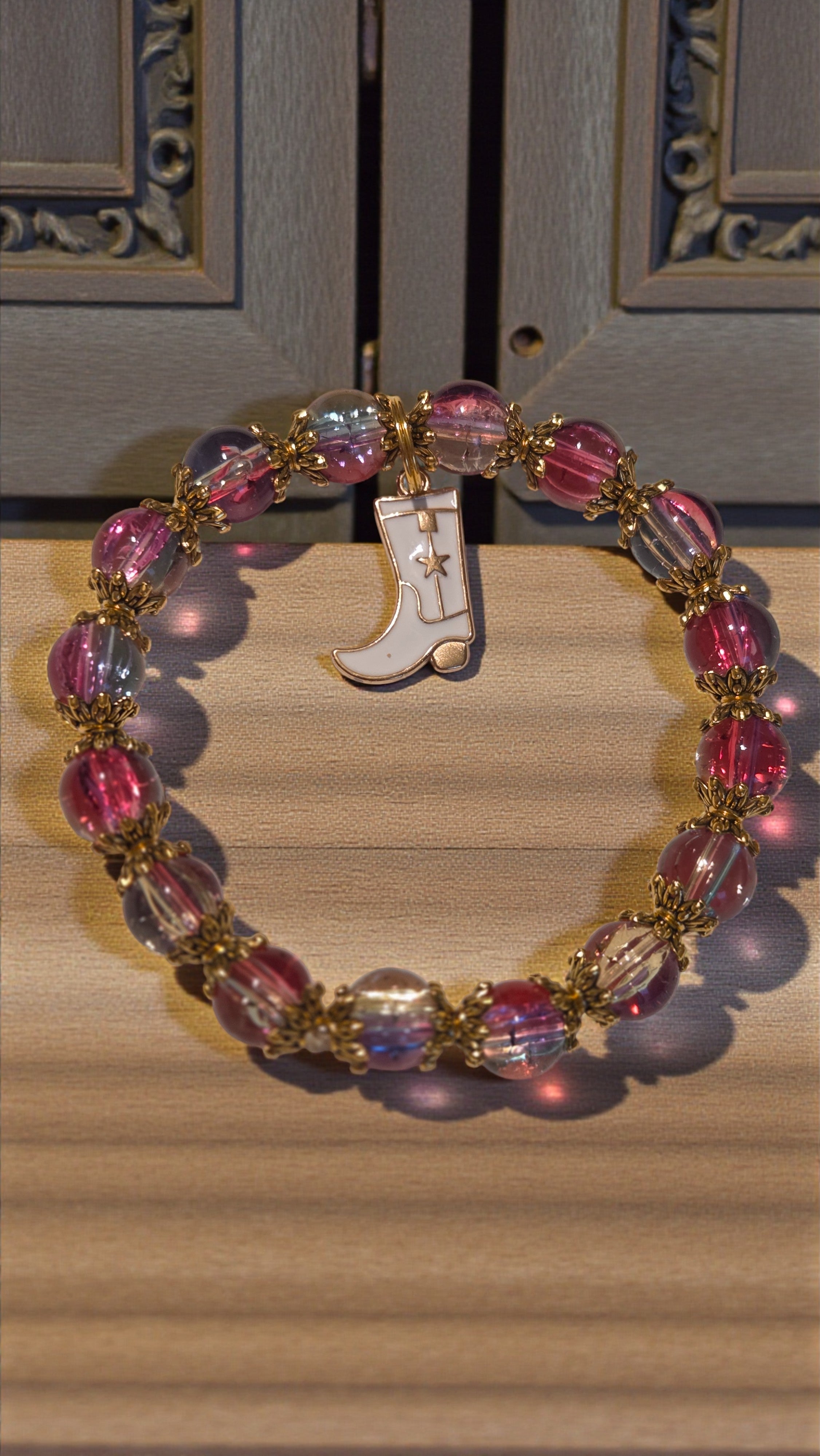 Boot Charm Bracelet   #3643