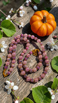 Pink Beaded Jewelry Set    #4745