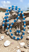 Turquoise Beaded Jewelry Set   #4761