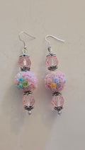 Flower Bead Earrings  #4804