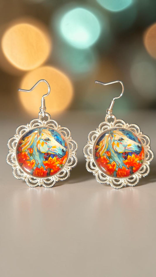 Horse Earrings   #5024