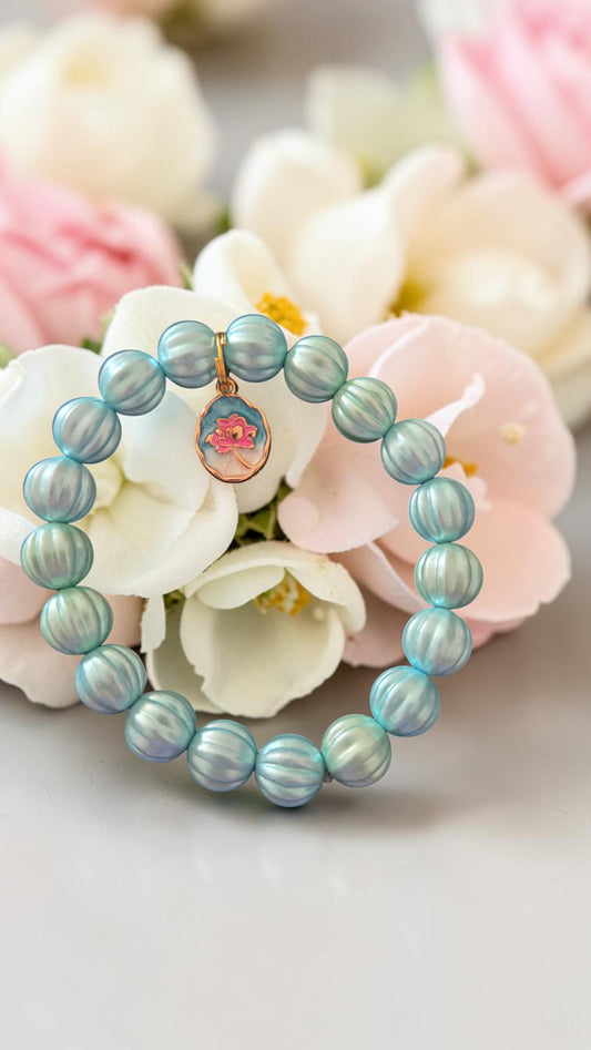 Flower Charm Bracelet