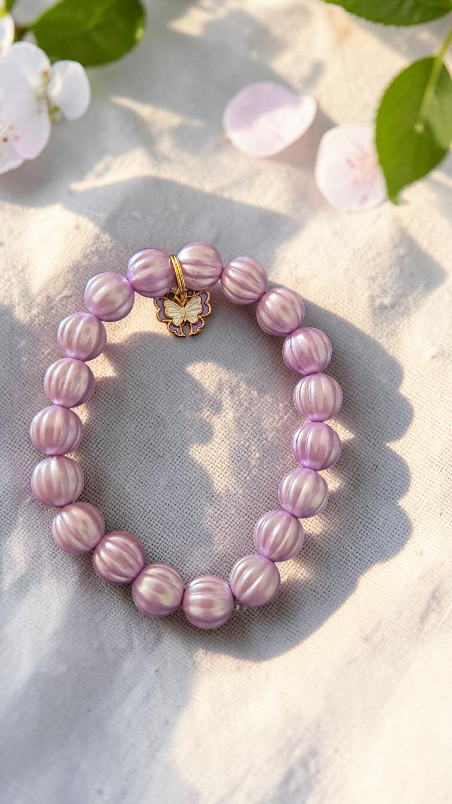 Butterfly Charm Bracelet    #5047