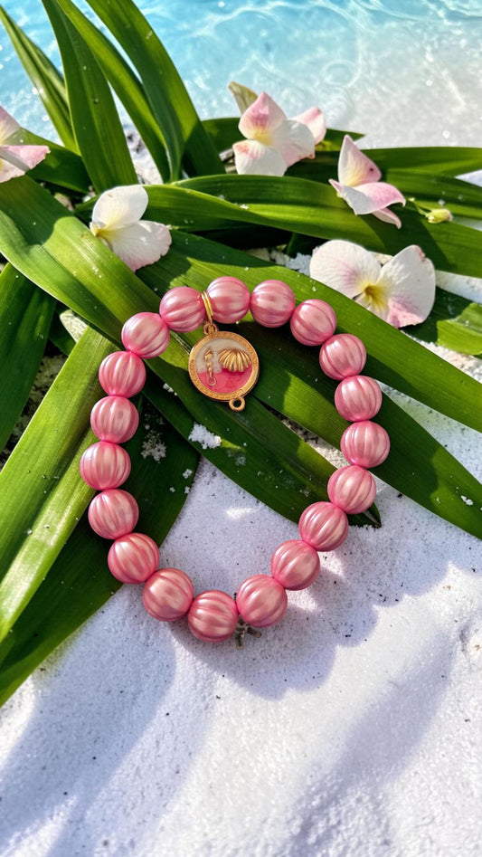 Beachy Theme Charm Bracelet   #5048