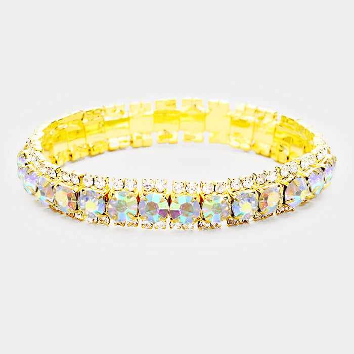 Crystal Rhinestone Stretchable Bracelet
