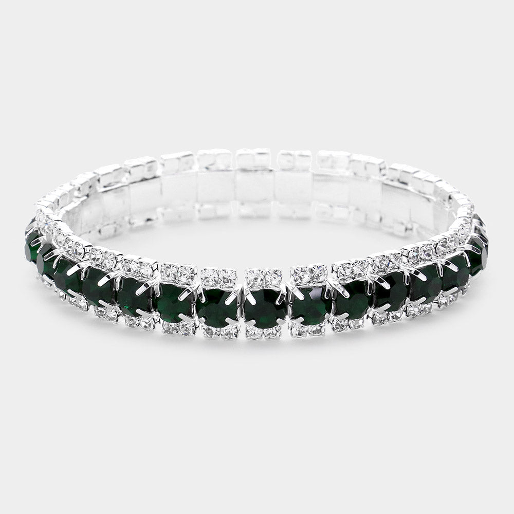 Crystal Rhinestone Stretchable Bracelet