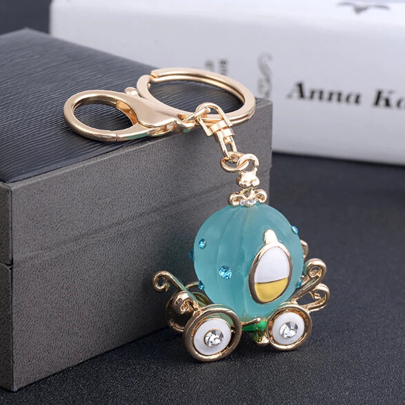 New Fashion Car Motorcycle Rhinestone Crystal Keychain Metal Alloy Key Chains Holder Handbag Car Keyrings Keychains For Women Me