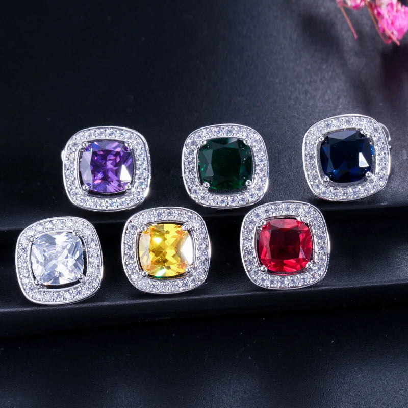 ThreeGraces Summer Yellow Cubic Zirconia Crystal Necklace Earrings and Ring Sets Fashion Austrian Ladies Party  Jewelry  JS190