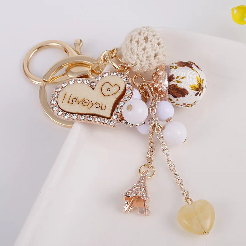 2026 Full Crystal Motorcy Pendants Jewelry Animal Keychain Car keyrings Women's bag accessories Unicorn keychain Rhinestone Keys