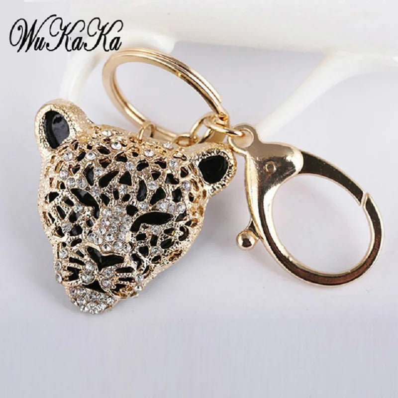 Fashion Alloy Keychain with Big water-drop Rhinestone Cartoon Pumpkin Carriage Keychain Golden Carriage Pendant Female Bag Acces