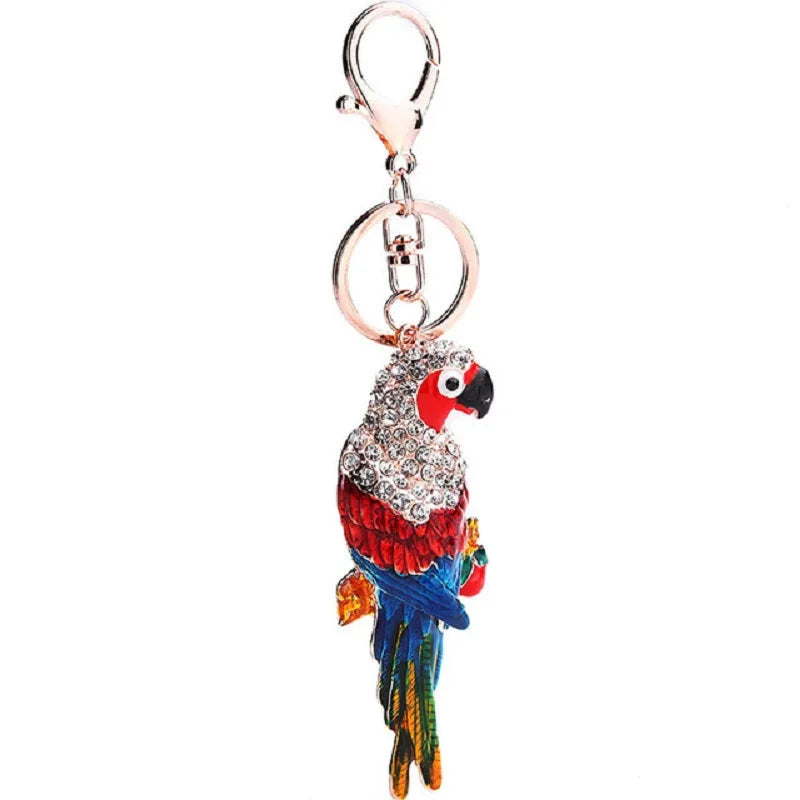 2024 Full Rhinestone Crystal Pumpkin Keychains Car Keyrings Women's Bags Decoration Keychain Gifts Holiday Jewelry