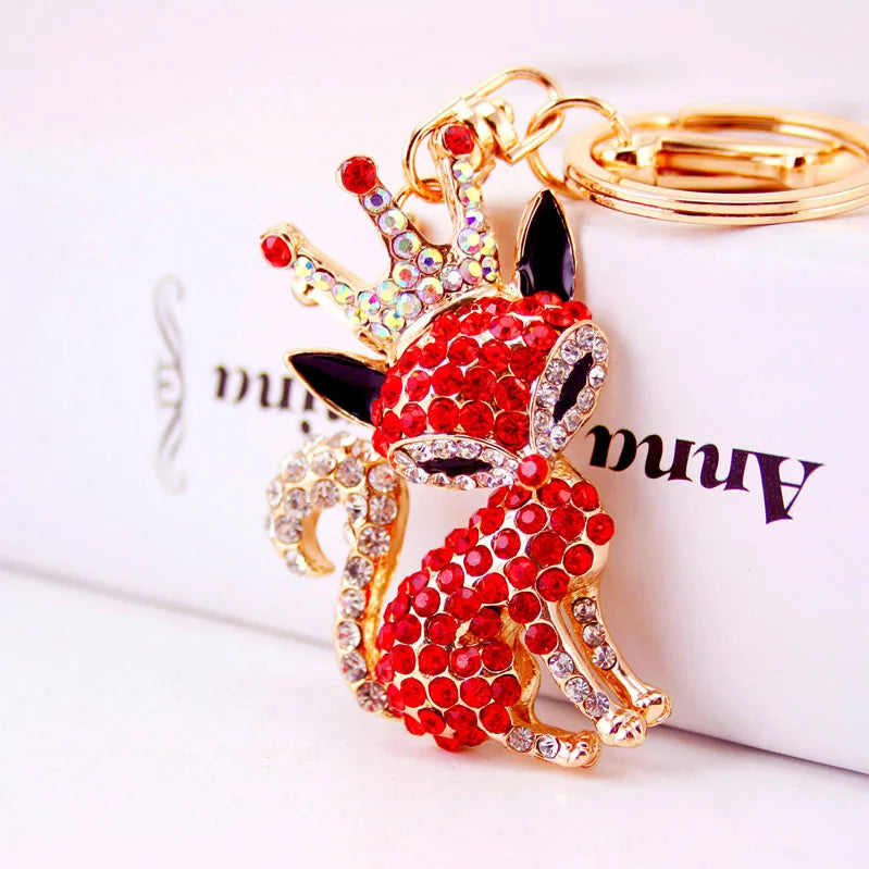 Luxury quality jewelry Clover Love Lock Car Key Chain key holder for keys Key ring accessories gift for girlfriend personalized