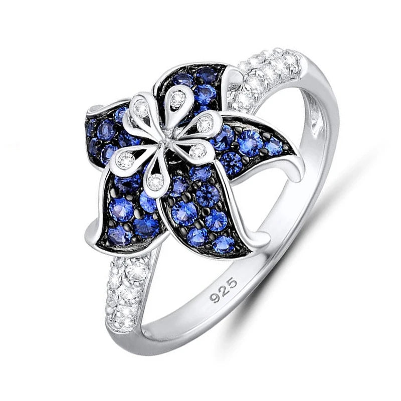 Fashion Trendy Jewelry Rings For Women Cubic Zirconia Charms Bridal Wedding Engagement White Gold Color Ring Drop Shipping