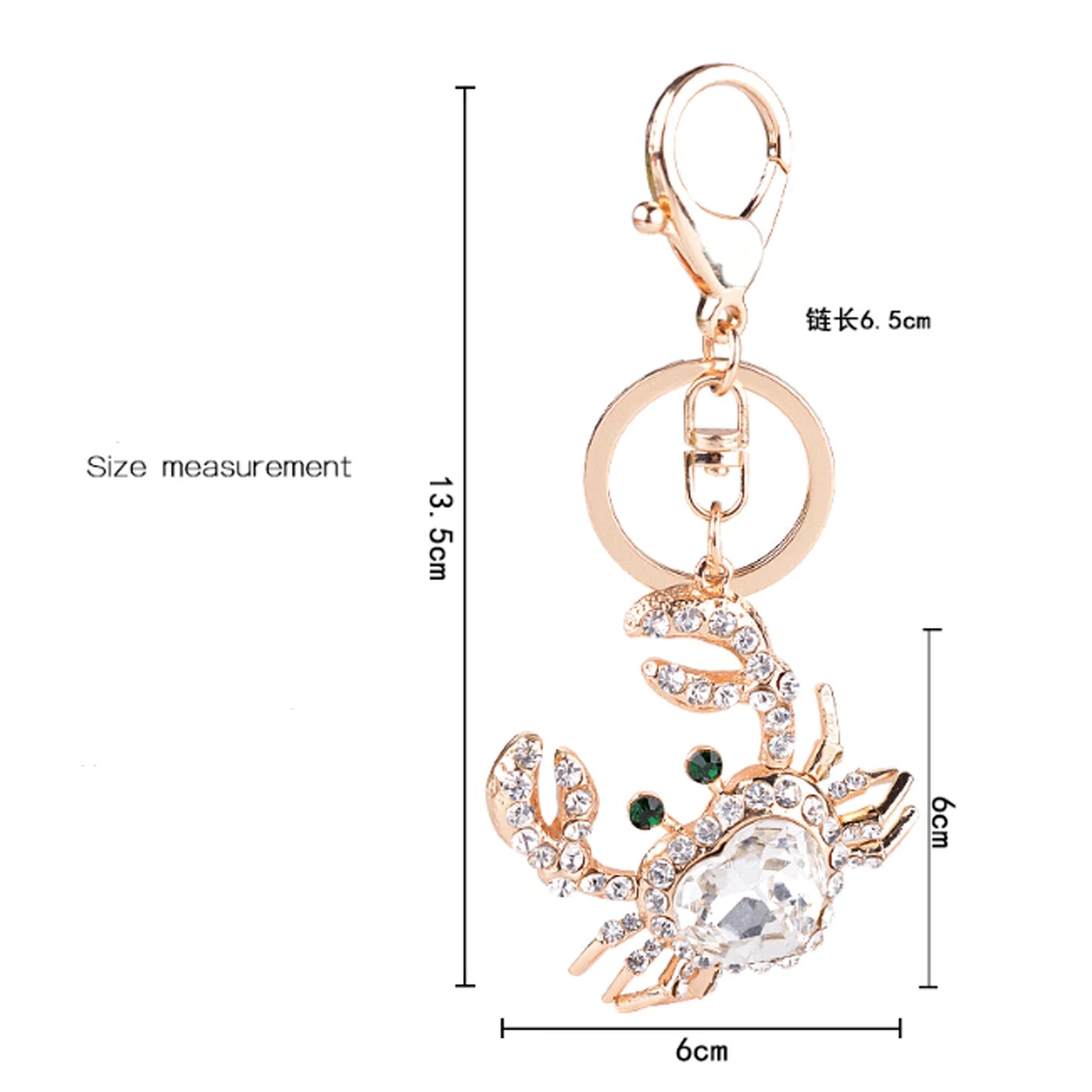 Fashion Rhinestone Crystal Metal Keychain Lovely Cartoon Marine Style Tortoise Fish Dolphin Keyring HandBag Car Pendant Gift