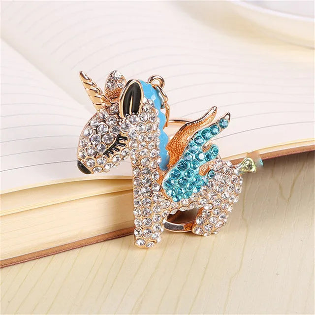 2025 Fashion Crystal bag Shape Flower Rhinestone Keychain for Women's bags Pendants Decoration Accessories Car keyrings Jewelry