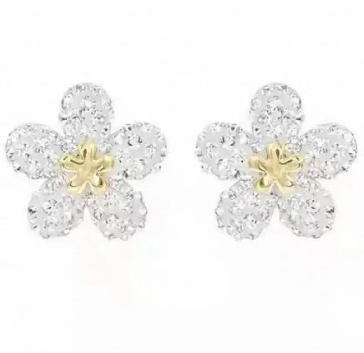 2026 New Trend Original Luxury Crystal Set Charm Yellow Pink Blue Flower Crystal Pendant Fashion Necklace Earring Gift for Women