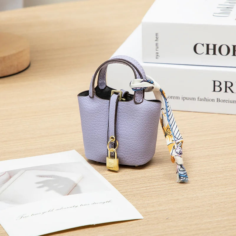 Mini Bag Pendant Keychain Hanging Accessory Zero Wallet Creative Portable Bracelet Bluetooth Earphone Bag Multifunctional