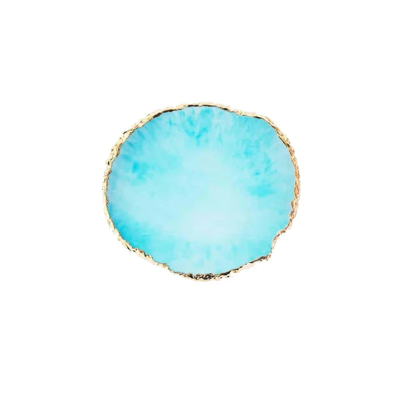 Resin Jewellery Dish Trinket Dish Small Decorative Plate Organizer Ring Dish Holder Keys Tray Key Bowl Gift for Mother Birthday