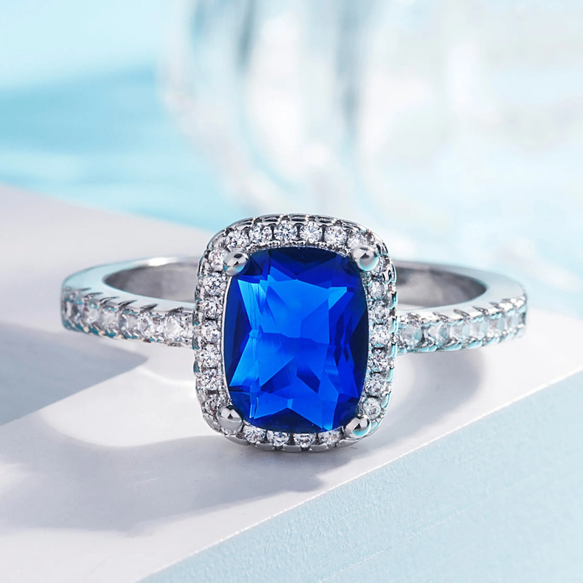 New 925 Sterling Silver Ring Shines Simplicity Crystal Zircon Fashion Exquisite For women Jewelry Wedding Engagement Gift Party