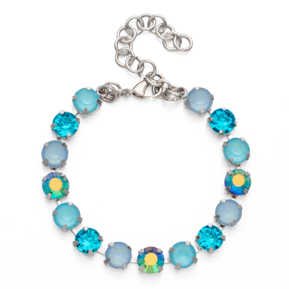 BEUTIFOR Colorful Crystal Bracelet for Women Gold Color Link Chain Bohemian Jewelry 2025