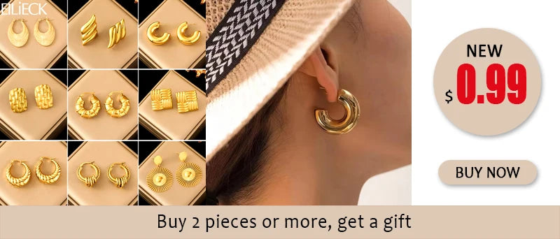 EILIECK 316L Stainless Steel Irregular Heart-shaped Dangle Earrings For Women Stylish Fashion Waterproof Ear Jewelry Lady Gift