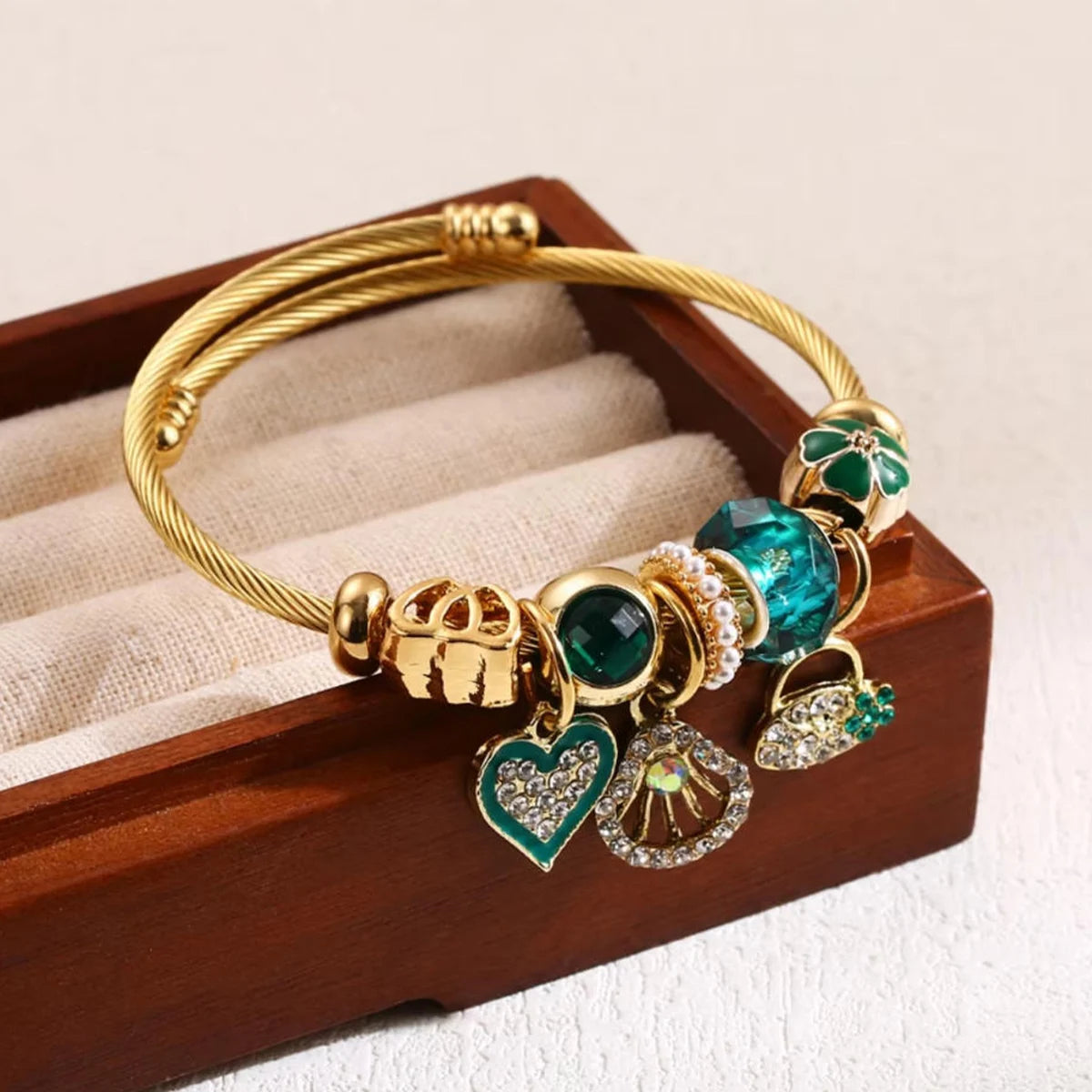 1PC Women's Fashion Pan Family Multi Element Beaded Bracelet Jewelry Accessories Suitable for Date, Party, Festival Gifts