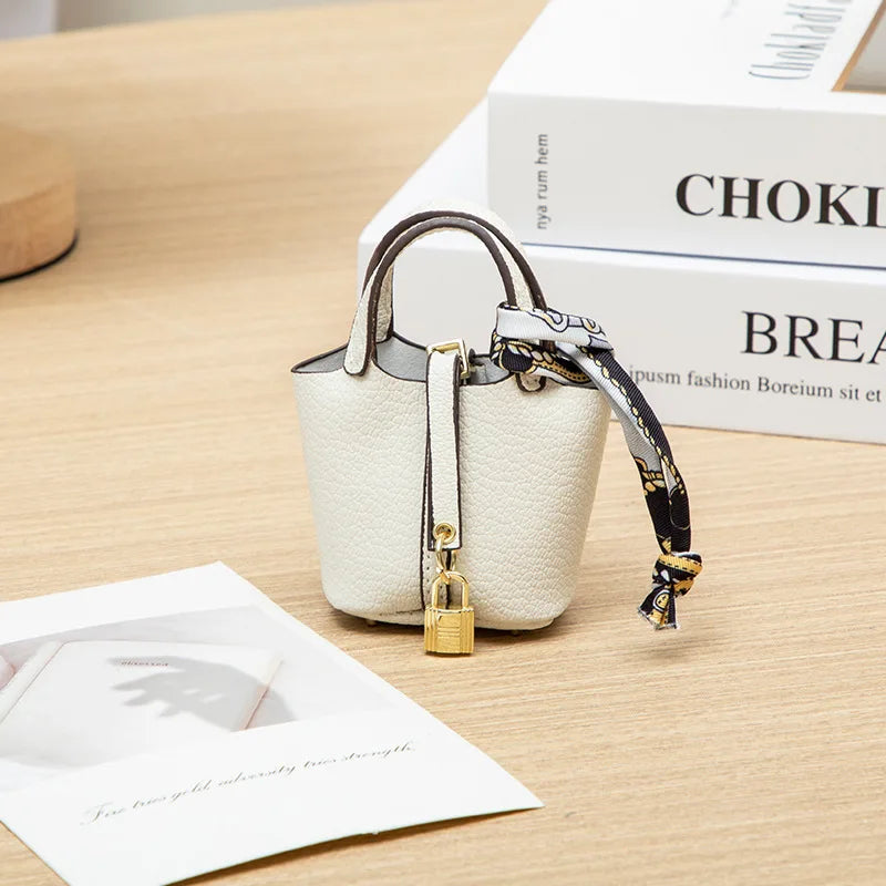 Mini Bag Pendant Keychain Hanging Accessory Zero Wallet Creative Portable Bracelet Bluetooth Earphone Bag Multifunctional