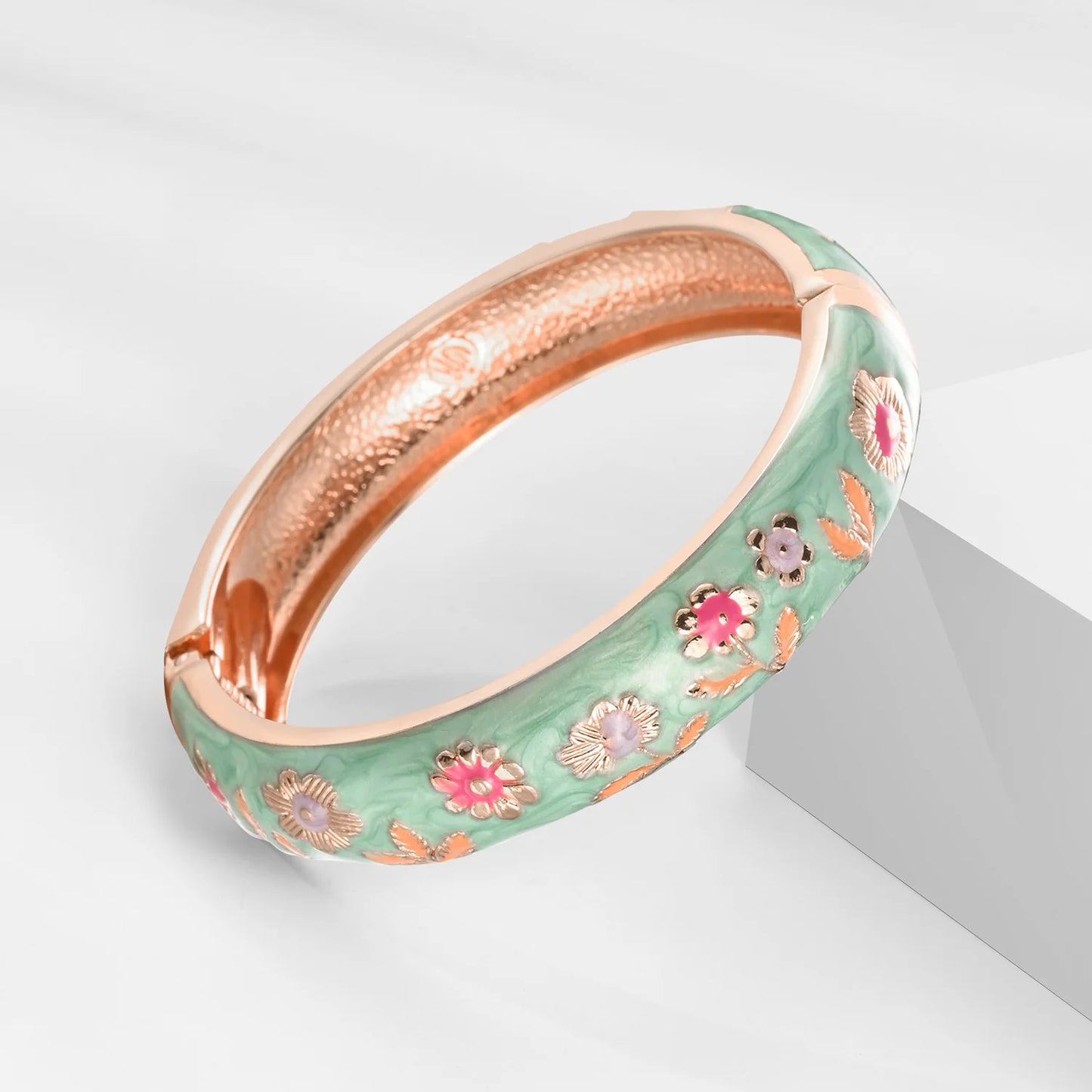 Enamel Bracelets For Women Wide Bangles On Hand Hawaiian India Cloisonne African Jewelry Women's Hand Bracelets Designer Gifts