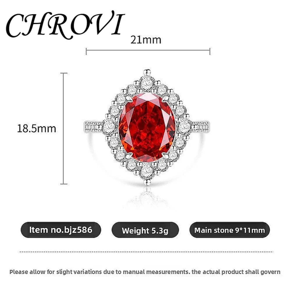 Light luxury 925 sterling silver gemstone ring, luxurious jewelry, unisex, fashionable for work, parties, and weddings ring