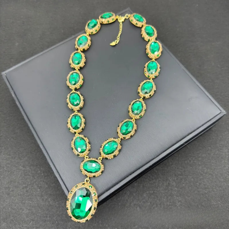 NISHIZAWA Crystal Rhinestones Earrings for Women Water Drop Palace Style Jewelry Vintage Fashion Elegant Aretes De Mujer