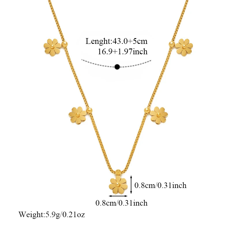 EILIECK Women's Heart Long Pendant Y-shaped Necklace 18K Gold-plated Stainless Steel Neck Chain Daily Water-resistant Jewelry