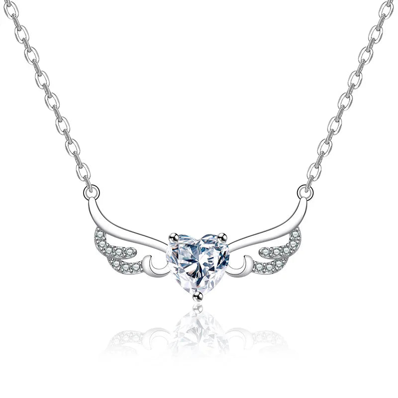 New 925 Sterling silver Necklace Pendant High quality Heart Fashion jewelry chains For Women Men Wedding Birthday Party Gift