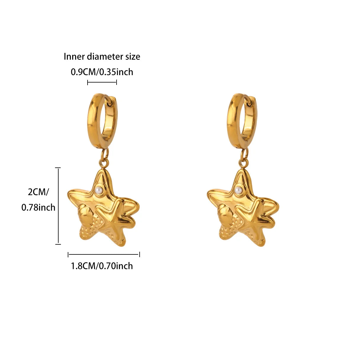 Vintage Stainless Steel Drop Earrings For Women Dangle Dolphin Pearl Earrings Waterproof Wedding Party Jewelry Gift 2026 New in