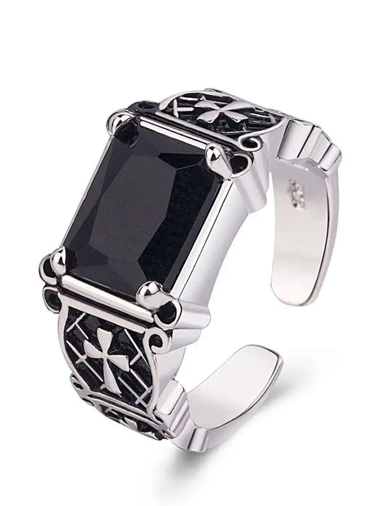 New 925 Sterling Silver Men Rings High Quality for Men Temperament Banquet Wedding Jewelry Anniversary Party Gift