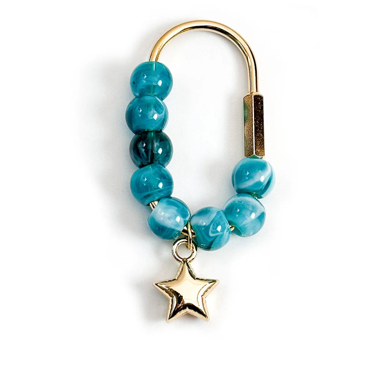 Multicolor Bead Key Chain with Heart Star Pendant Cute Aesthetic Handbag Charm Trendy Car Keys Holder Ladies Daily Decor