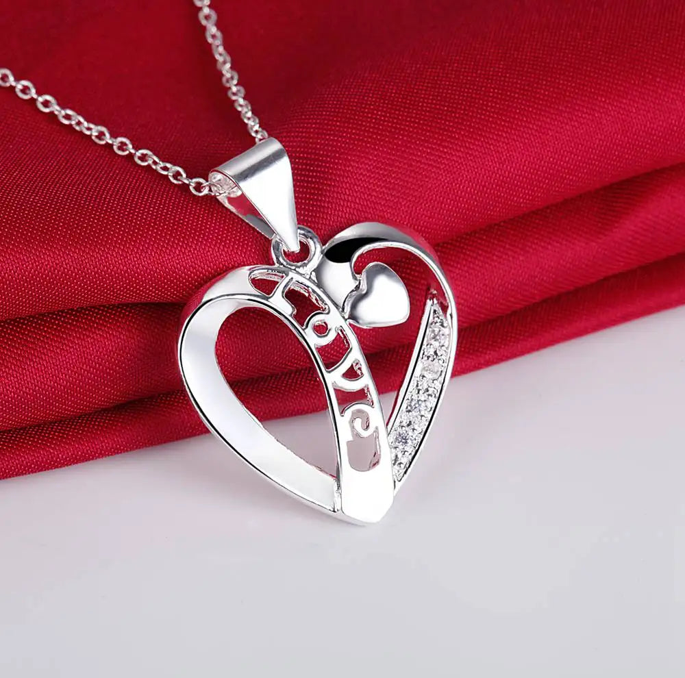 Hot 925 Sterling Silver Necklace Pendant Tree High Quality For Women Wedding Engagement Fashion Jewelry Gifts