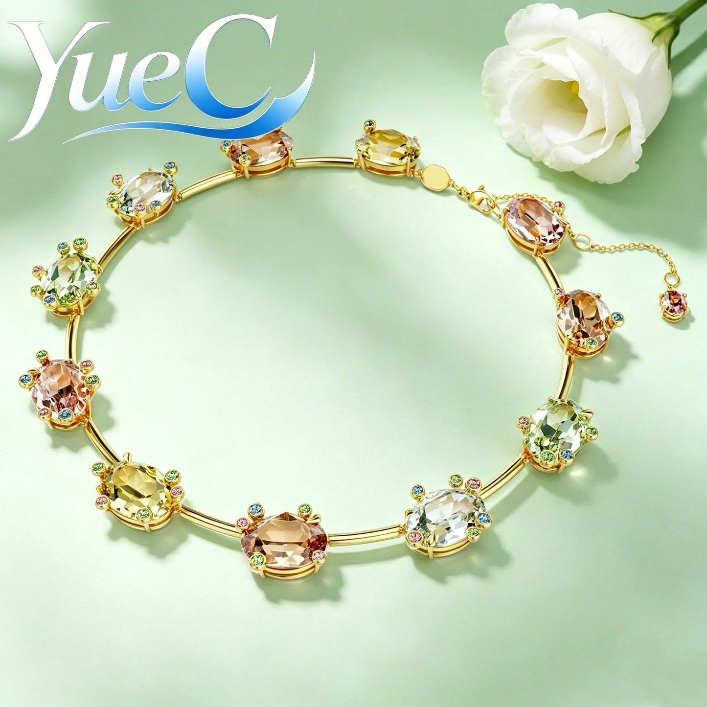2026 YueC NEW Original Product: Flower Necklace, Butterfly Earrings, Light Luxury Charm Bracelet, Niche Design, Exquisit
