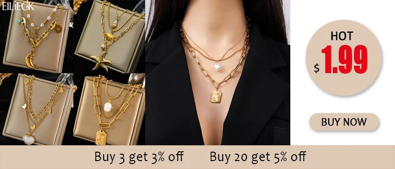 EILIECK 316L Stainless Steel Portrait Coin Pendant Necklace For Women Fashion Silver Color Neck Chain Waterproof Jewelry Gift