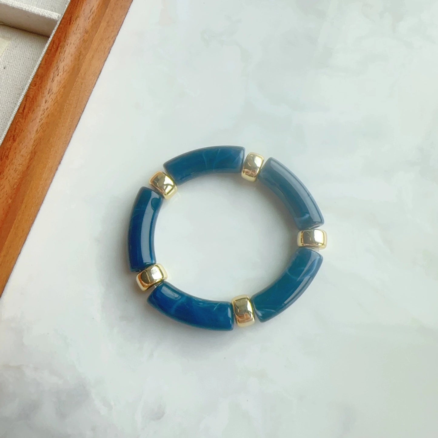 2026 Personalized Acrylic Resin Bead Bracelet For Women Trendy Summer Bohemian Sea Beach Seaside Vacation Jewelry Accessories